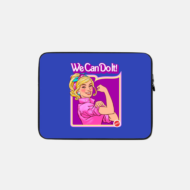 Barbie Can Do It-None-Zippered-Laptop Sleeve-hugohugo