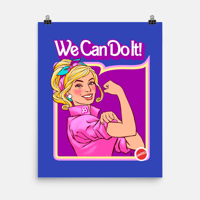 Barbie Can Do It-None-Matte-Poster-hugohugo