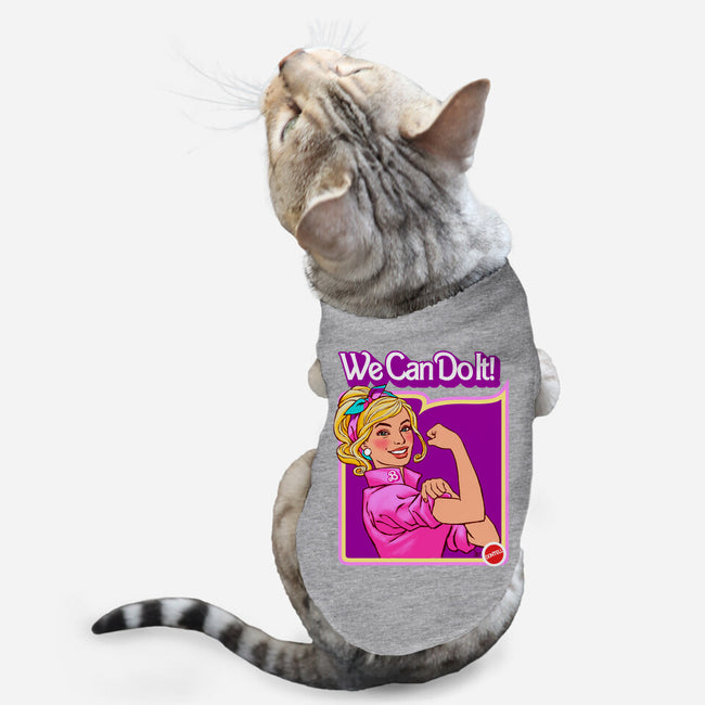 Barbie Can Do It-Cat-Basic-Pet Tank-hugohugo