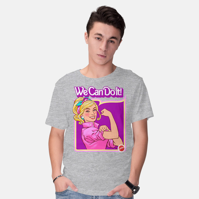 Barbie Can Do It-Mens-Basic-Tee-hugohugo