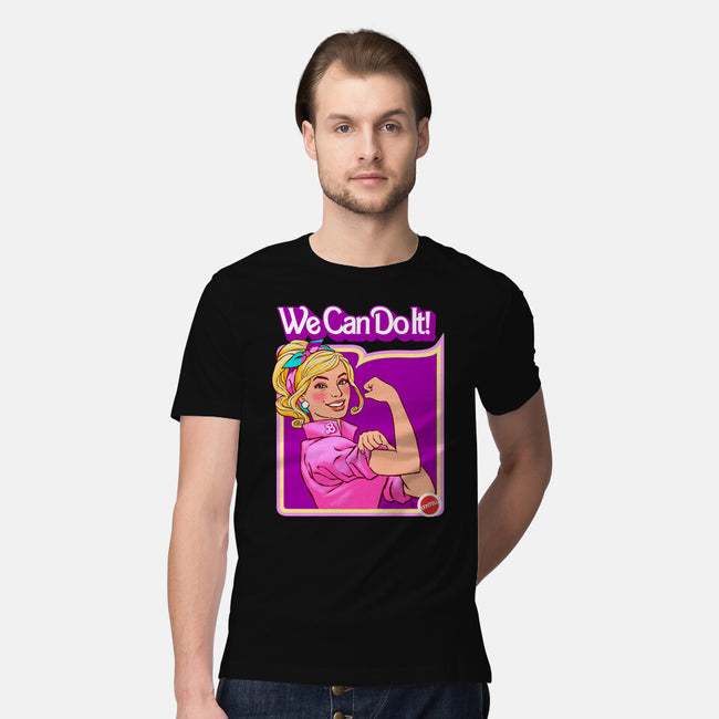 Barbie Can Do It-Mens-Premium-Tee-hugohugo