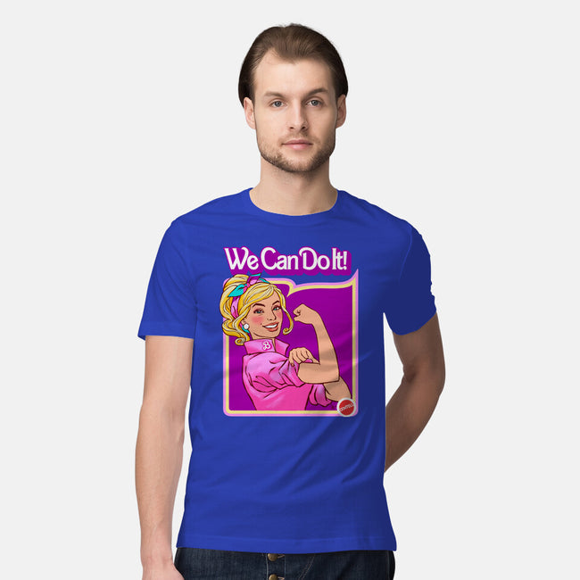 Barbie Can Do It-Mens-Premium-Tee-hugohugo