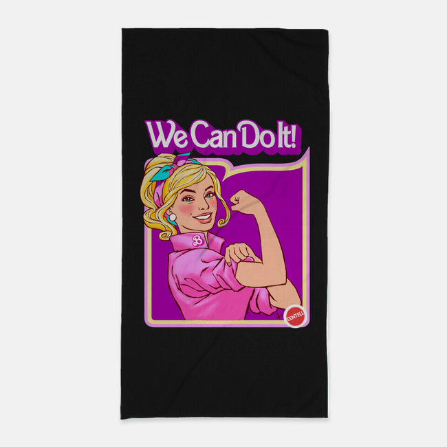 Barbie Can Do It-None-Beach-Towel-hugohugo