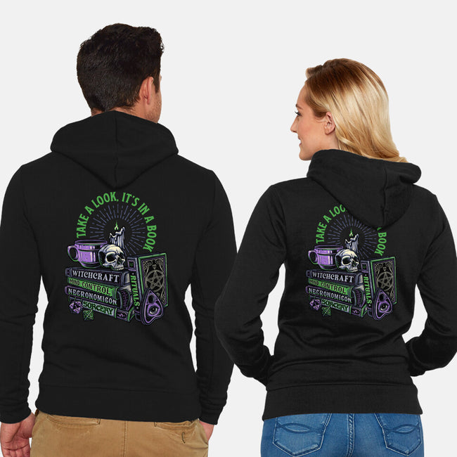 Dark Books-Unisex-Zip-Up-Sweatshirt-momma_gorilla