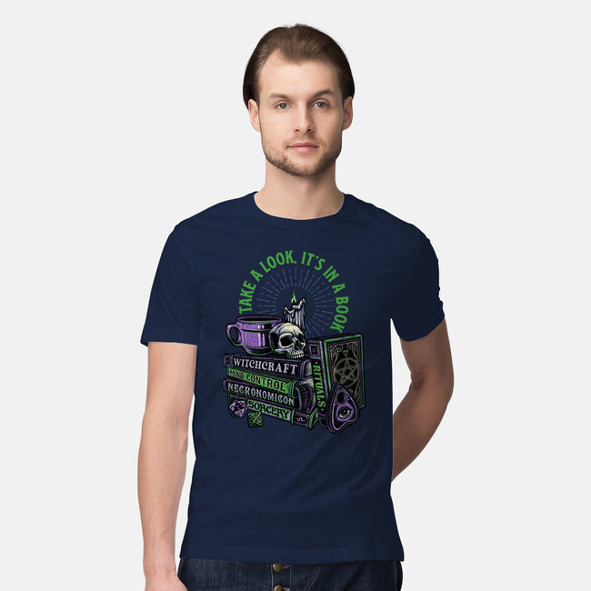 Dark Books-Mens-Premium-Tee-momma_gorilla