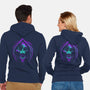 Welcome Home-Unisex-Zip-Up-Sweatshirt-Aarons Art Room