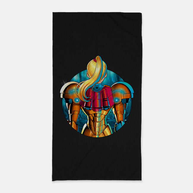 Galactic Autumn-None-Beach-Towel-Bruno Mota