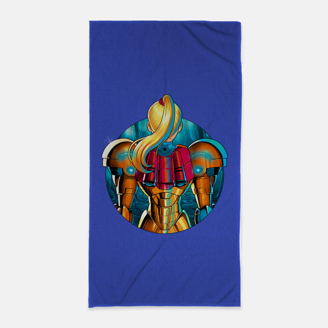 Galactic Autumn-None-Beach-Towel-Bruno Mota