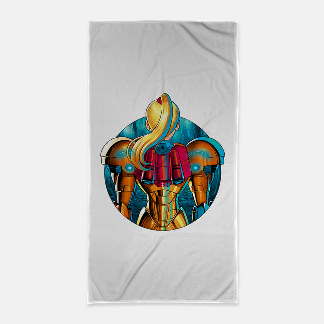 Galactic Autumn-None-Beach-Towel-Bruno Mota