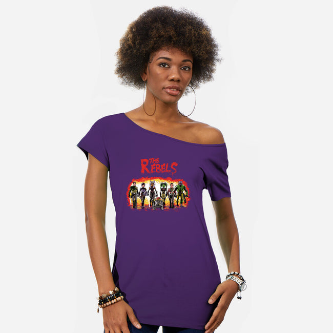 The Rebels-Womens-Off Shoulder-Tee-zascanauta