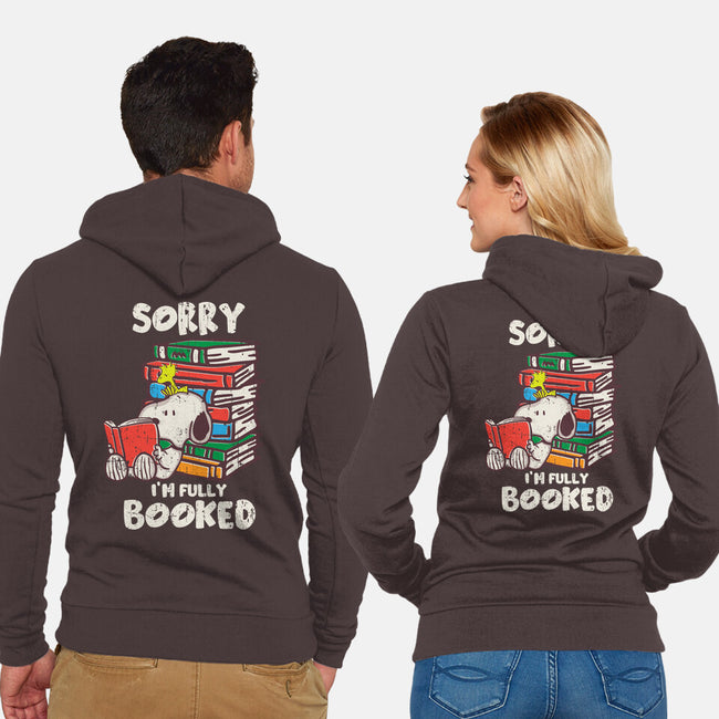 I'm Fully Booked-Unisex-Zip-Up-Sweatshirt-turborat14