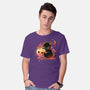 Demon Cat Halloween-Mens-Basic-Tee-NemiMakeit