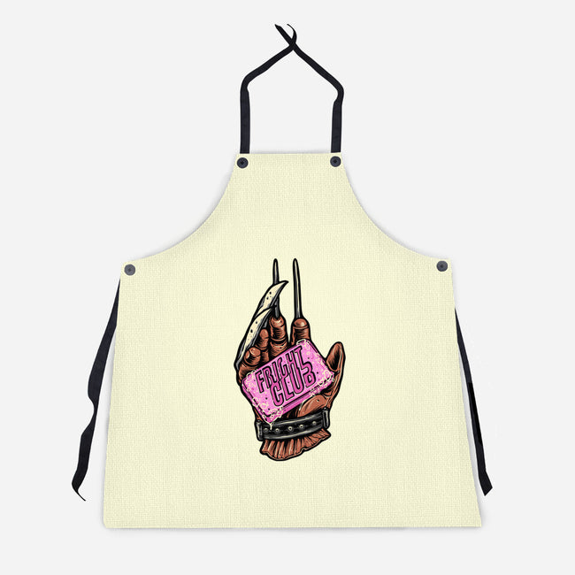 Fright Club-Unisex-Kitchen-Apron-momma_gorilla