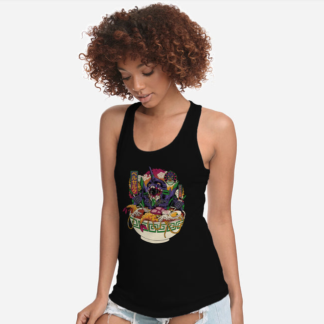 Ramen Eva-Womens-Racerback-Tank-gaci