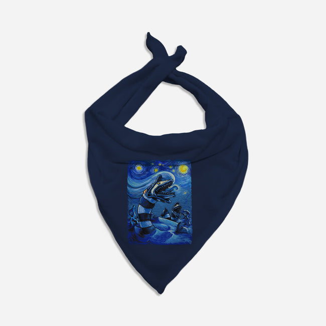 Starry Saturn-Cat-Bandana-Pet Collar-daobiwan