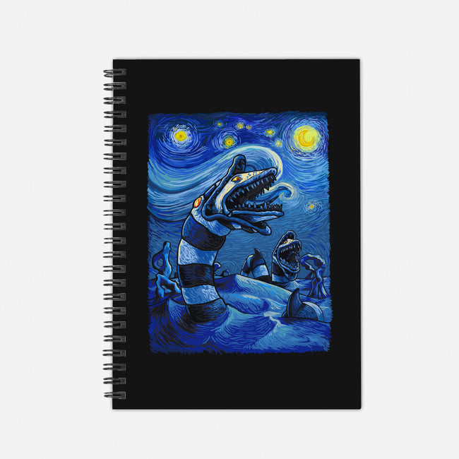 Starry Saturn-None-Dot Grid-Notebook-daobiwan