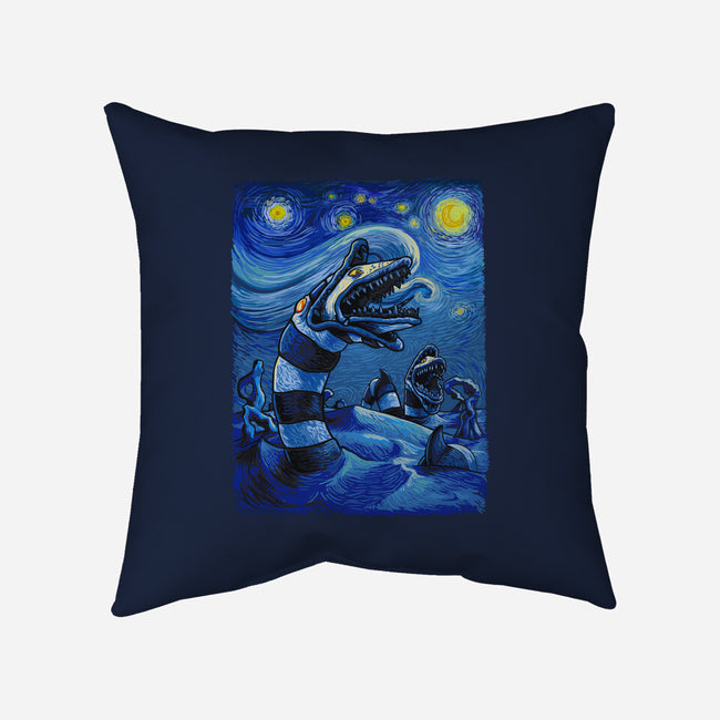 Starry Saturn-None-Removable Cover-Throw Pillow-daobiwan