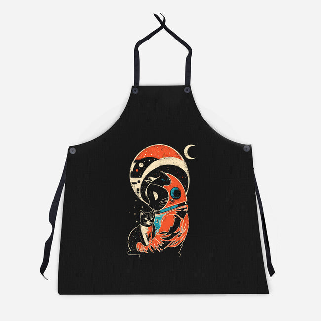 Astro Cat-Unisex-Kitchen-Apron-turborat14