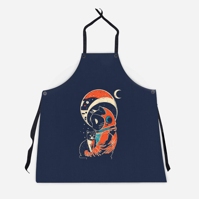 Astro Cat-Unisex-Kitchen-Apron-turborat14