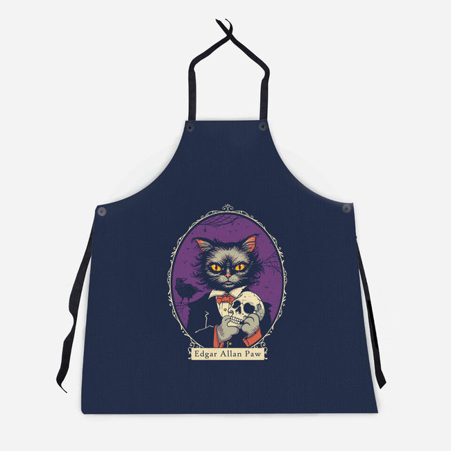 Edgar Allan Paw-Unisex-Kitchen-Apron-vp021