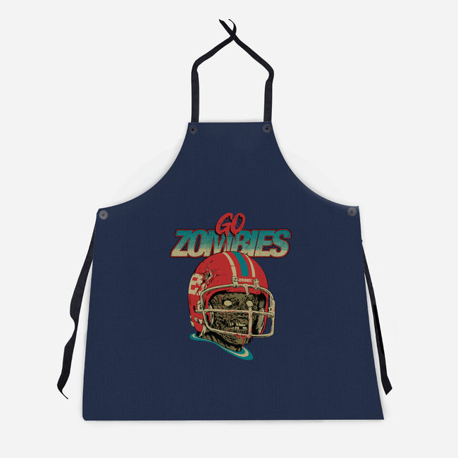 Go Zombies-Unisex-Kitchen-Apron-Hafaell