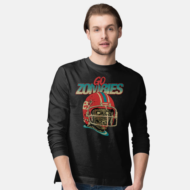 Go Zombies-Mens-Long Sleeved-Tee-Hafaell