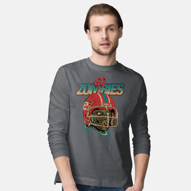 Go Zombies-Mens-Long Sleeved-Tee-Hafaell