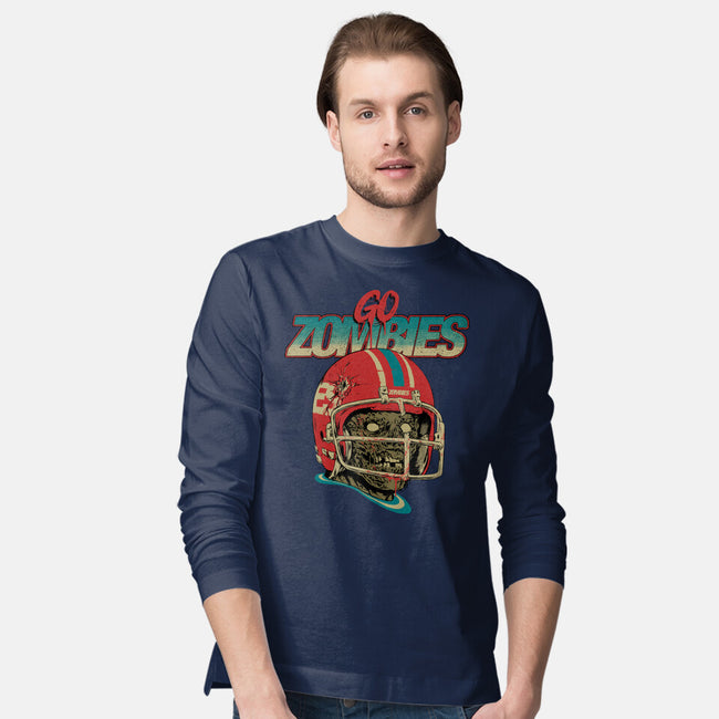 Go Zombies-Mens-Long Sleeved-Tee-Hafaell