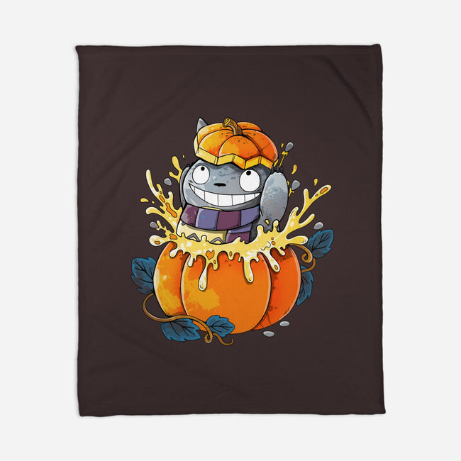 Neighbor Pumpkin-None-Fleece-Blanket-Vallina84