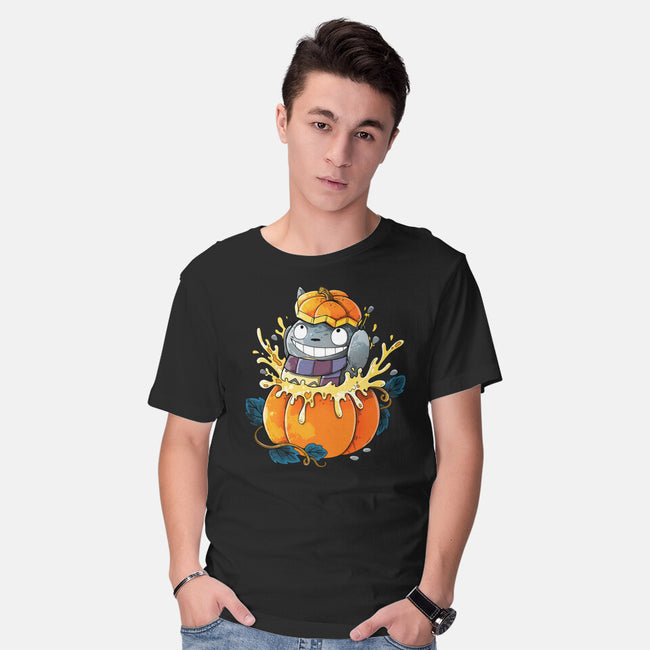 Neighbor Pumpkin-Mens-Basic-Tee-Vallina84