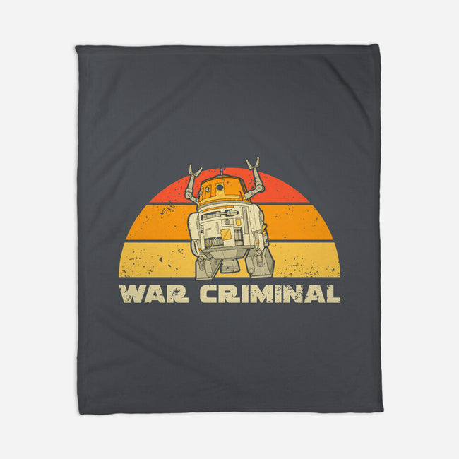 Vintage Criminal Droid-None-Fleece-Blanket-retrodivision