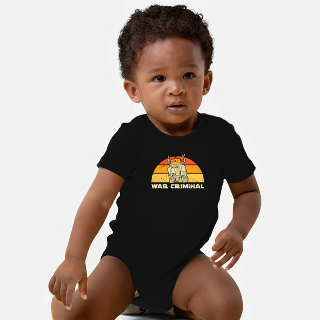 Vintage Criminal Droid-Baby-Basic-Onesie-retrodivision