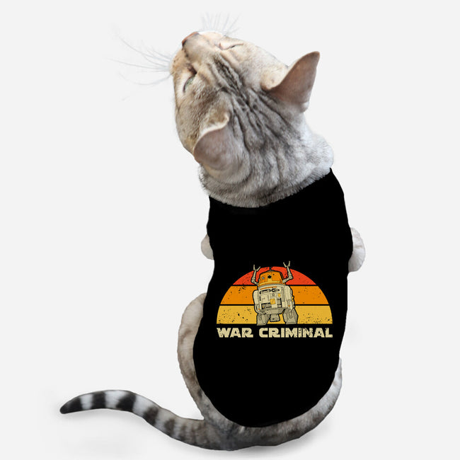 Vintage Criminal Droid-Cat-Basic-Pet Tank-retrodivision