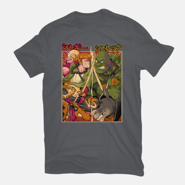 Samurai Sukubi VS Shurekku-Mens-Premium-Tee-Bruno Mota