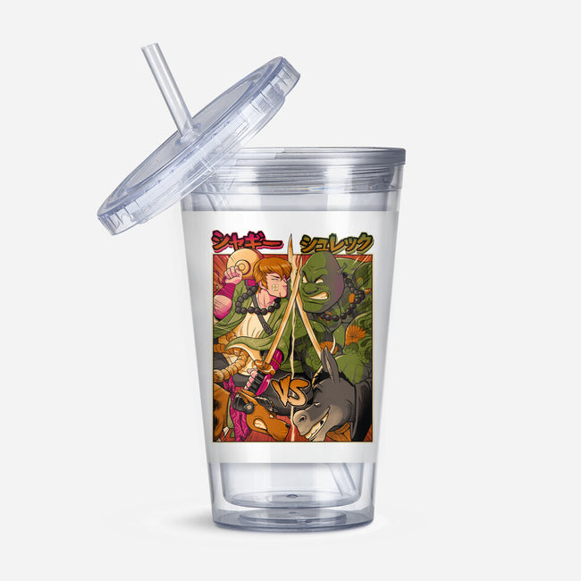 Samurai Sukubi VS Shurekku-None-Acrylic Tumbler-Drinkware-Bruno Mota