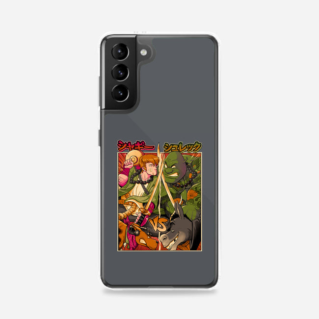 Samurai Sukubi VS Shurekku-Samsung-Snap-Phone Case-Bruno Mota