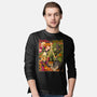 Samurai Sukubi VS Shurekku-Mens-Long Sleeved-Tee-Bruno Mota