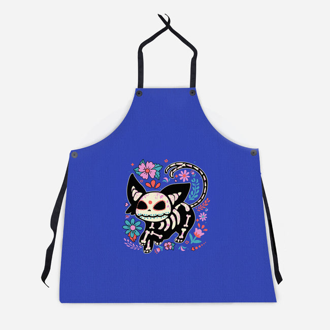 Day Skeleton-Unisex-Kitchen-Apron-IKILO