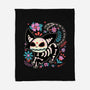 Day Skeleton-None-Fleece-Blanket-IKILO