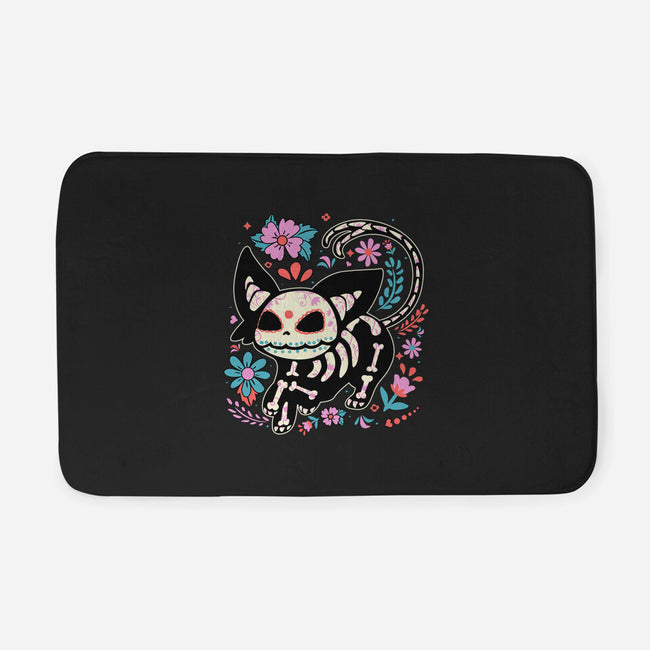 Day Skeleton-None-Memory Foam-Bath Mat-IKILO