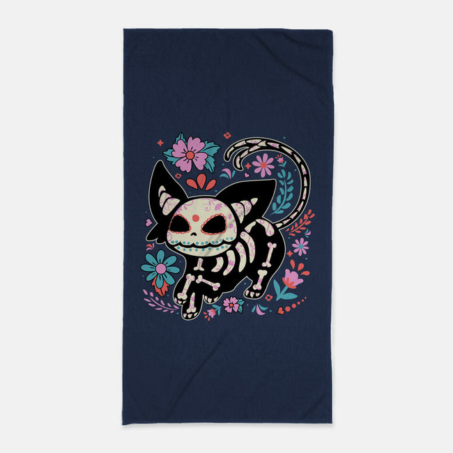 Day Skeleton-None-Beach-Towel-IKILO