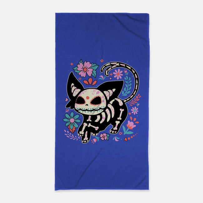 Day Skeleton-None-Beach-Towel-IKILO