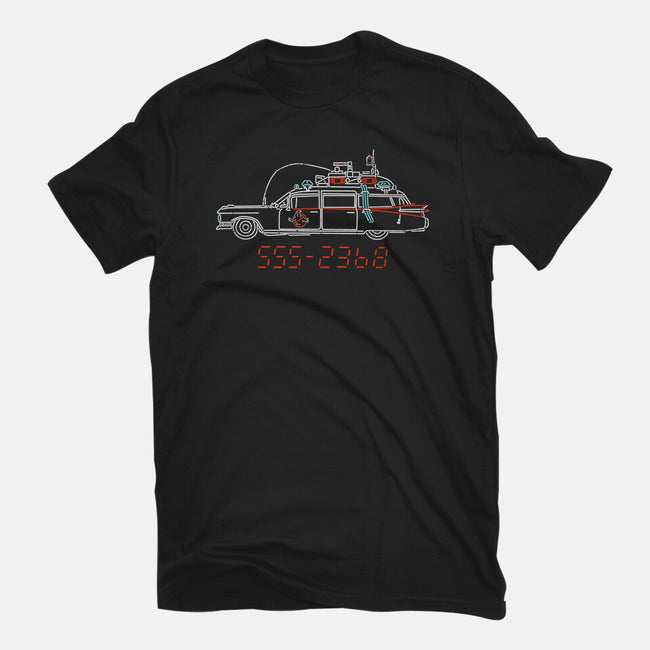 Who You Gonna Call Car-Womens-Fitted-Tee-rocketman_art