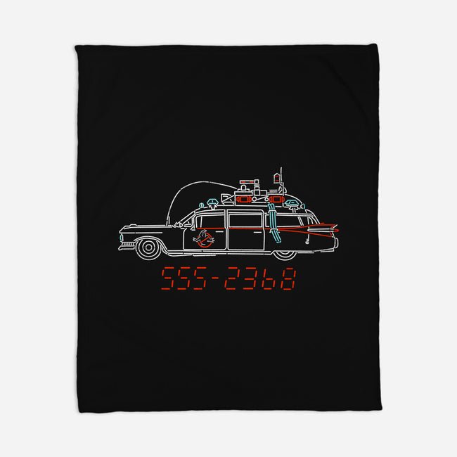 Who You Gonna Call Car-None-Fleece-Blanket-rocketman_art