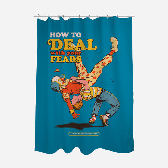 How To Deal With Your Fears-None-Polyester-Shower Curtain-Hafaell