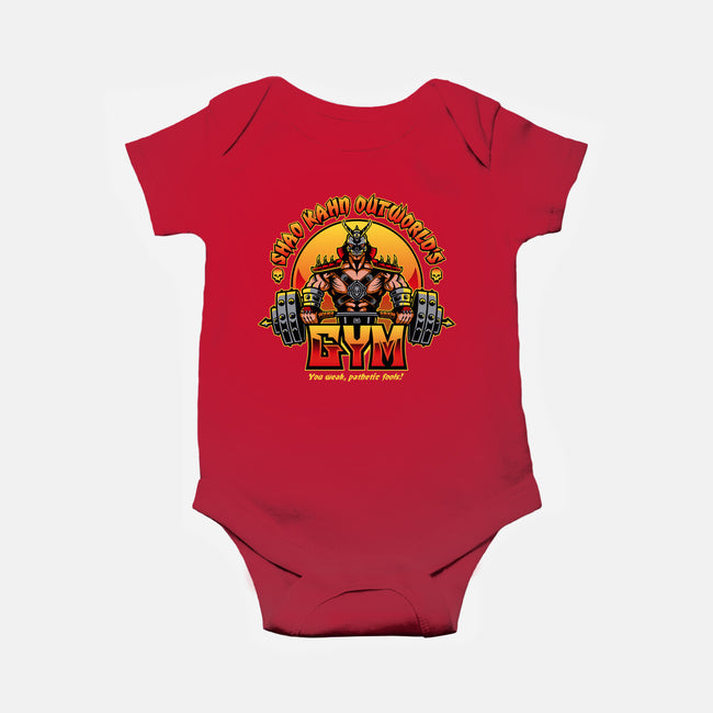 Outworld's Gym-Baby-Basic-Onesie-demonigote