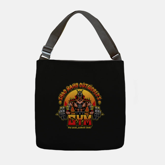 Outworld's Gym-None-Adjustable Tote-Bag-demonigote