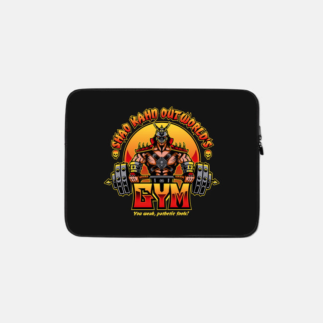 Outworld's Gym-None-Zippered-Laptop Sleeve-demonigote