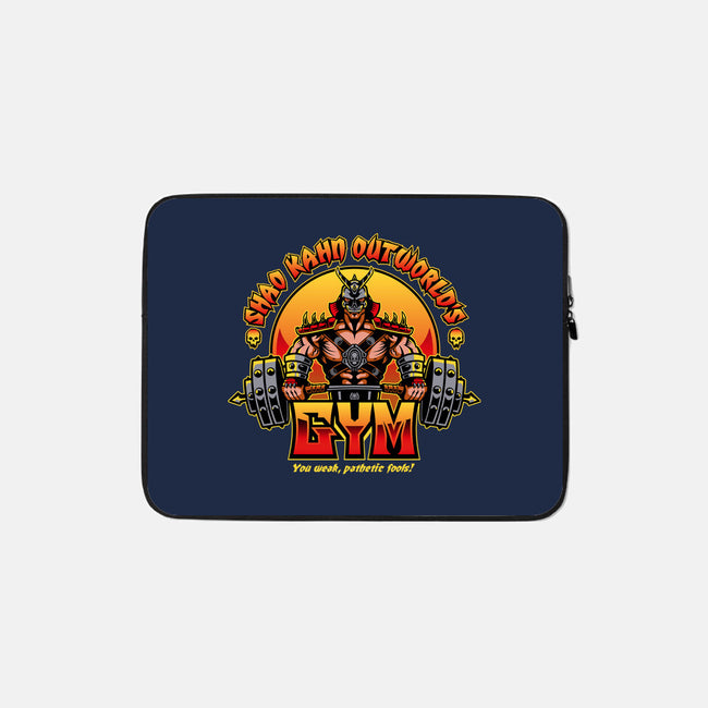 Outworld's Gym-None-Zippered-Laptop Sleeve-demonigote