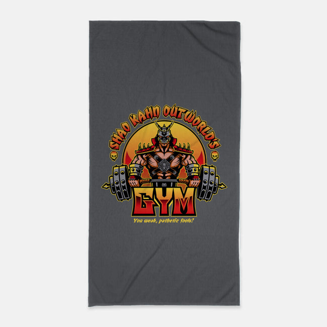 Outworld's Gym-None-Beach-Towel-demonigote